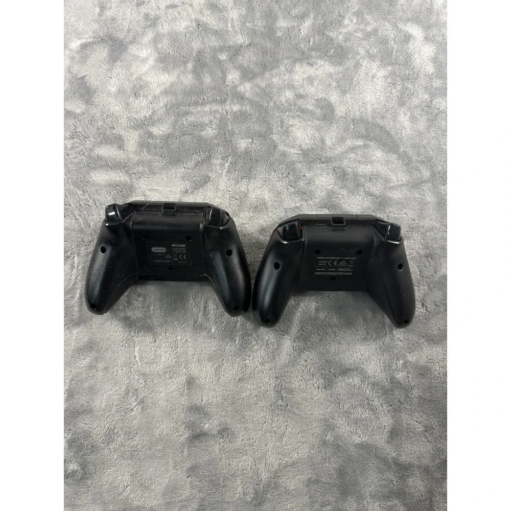 PDP Wired Controllers for Xbox One Black Camo and Translucent Red Lot of 2